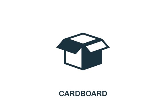 Cardboard Icon: A Versatile Design Element for Web and Packaging Projects