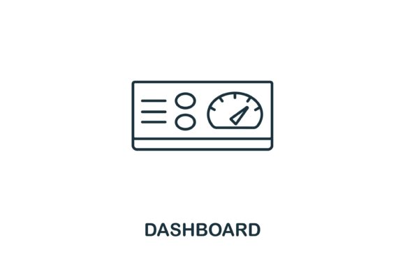 Dashboard Icons for Modern Design Projects