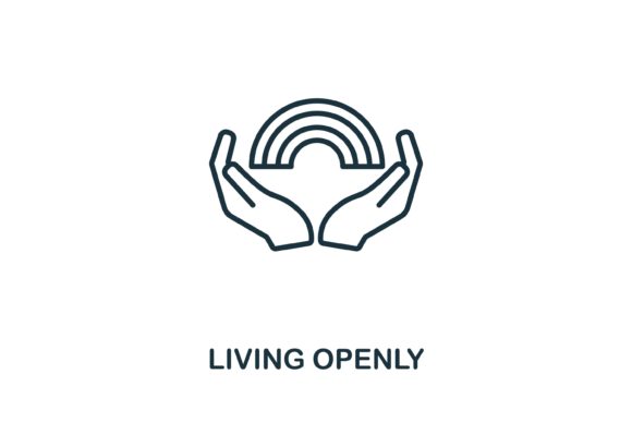 Living Openly Icon: A Bold Statement in Modern Design