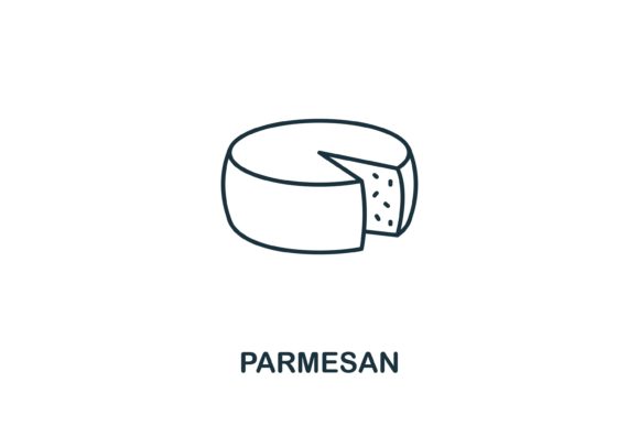 Parmesan Icon from Italy Collection: A Practical Design Asset for Creative Workflows