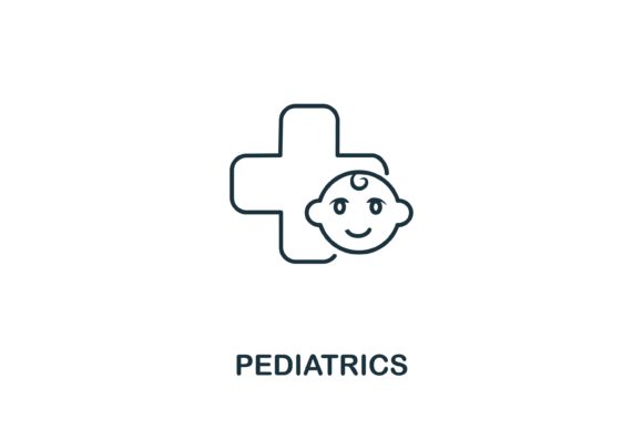 Pediatrics Icon: Medical Design Made Simple