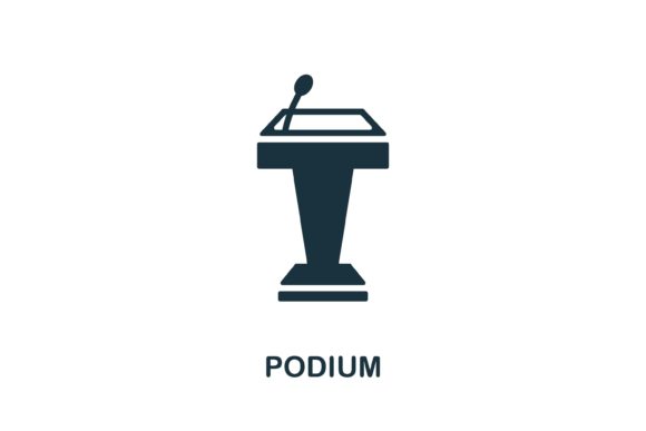 Podium Icon: A Versatile Design Asset