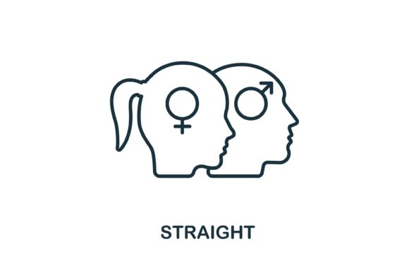 Straight Icon from LGBT Collection